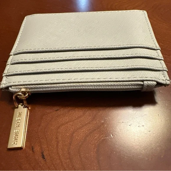 Anne Klein Gray Wallet with Gold Accents - Picture 3 of 5